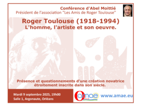 Lire la suite à propos de l’article Conférence sur Roger Toulouse le 9 septembre 2025